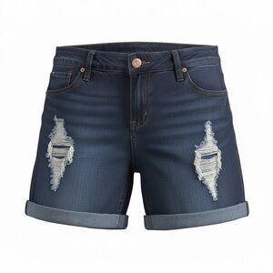 21 Denim Distressed Jean Shorts Size 27